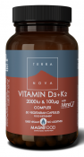 Terranova Vitamin D3 2000iu & K2 (MenaQ7®) 100µg Complex 50 kapslar