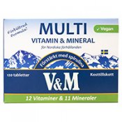 Nyform V&M Multi Vitamin & Mineral 120 tabletter