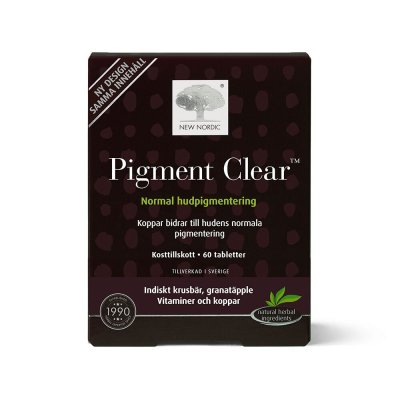 New Nordic Skin Care Pigment Clear 60t (Kort datum)