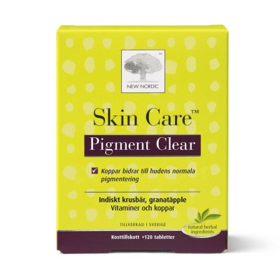 New Nordic Skin Care Pigment Clear 120 tabletter (Kort datum)