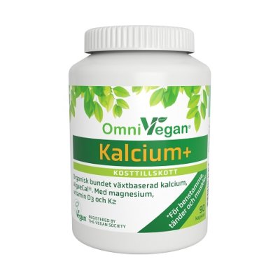 Omnisym Pharma OmniVegan Kalcium+ 90 kapslar (kort datum)