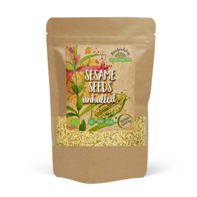 Rawfoodshop Sesamfrön oskalade EKO 1kg (Kort datum)