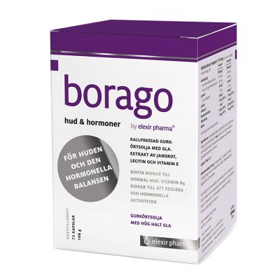 Elexir Borago 72 kapslar (kort datum)