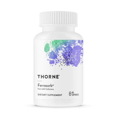Thorne Research Advanced Iron Complex (Ferrasorb) 60 kapslar