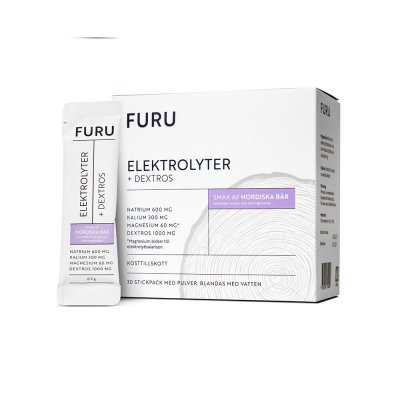 FURU Elektrolyter + Dextros Nordiska Bär 30 stickpacks