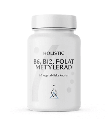 Holistic B6 B12 Folat Metylerad 60 kapslar