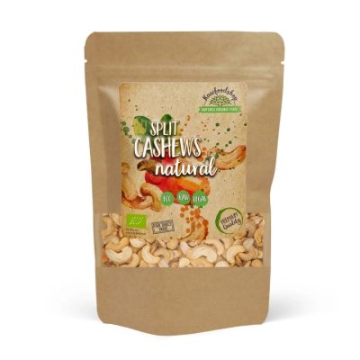 Rawfoodshop Cashewnötter Delade RAW EKO 1kg (Kort datum)