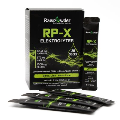 Rawpowder RP-X Elektrolyter Citron/Lime 30 Stickpacks