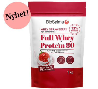 BioSalma Full Whey Protein 80 Strawberry 1kg